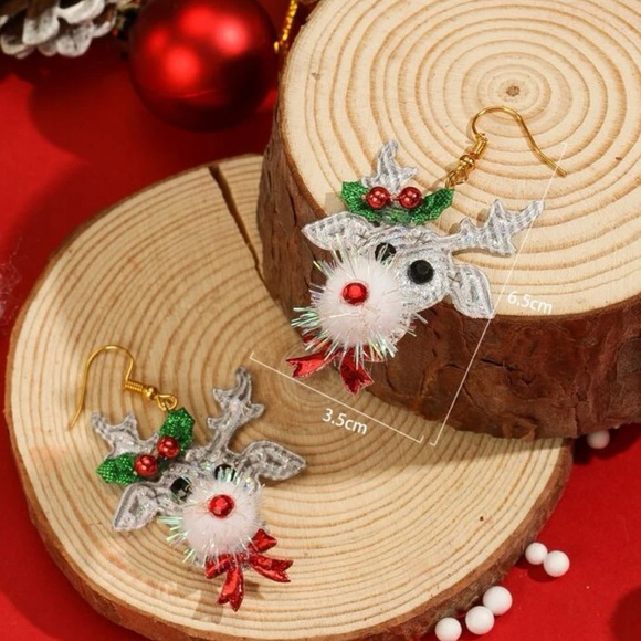 Reindeer Earrings - Picture 6 of 6